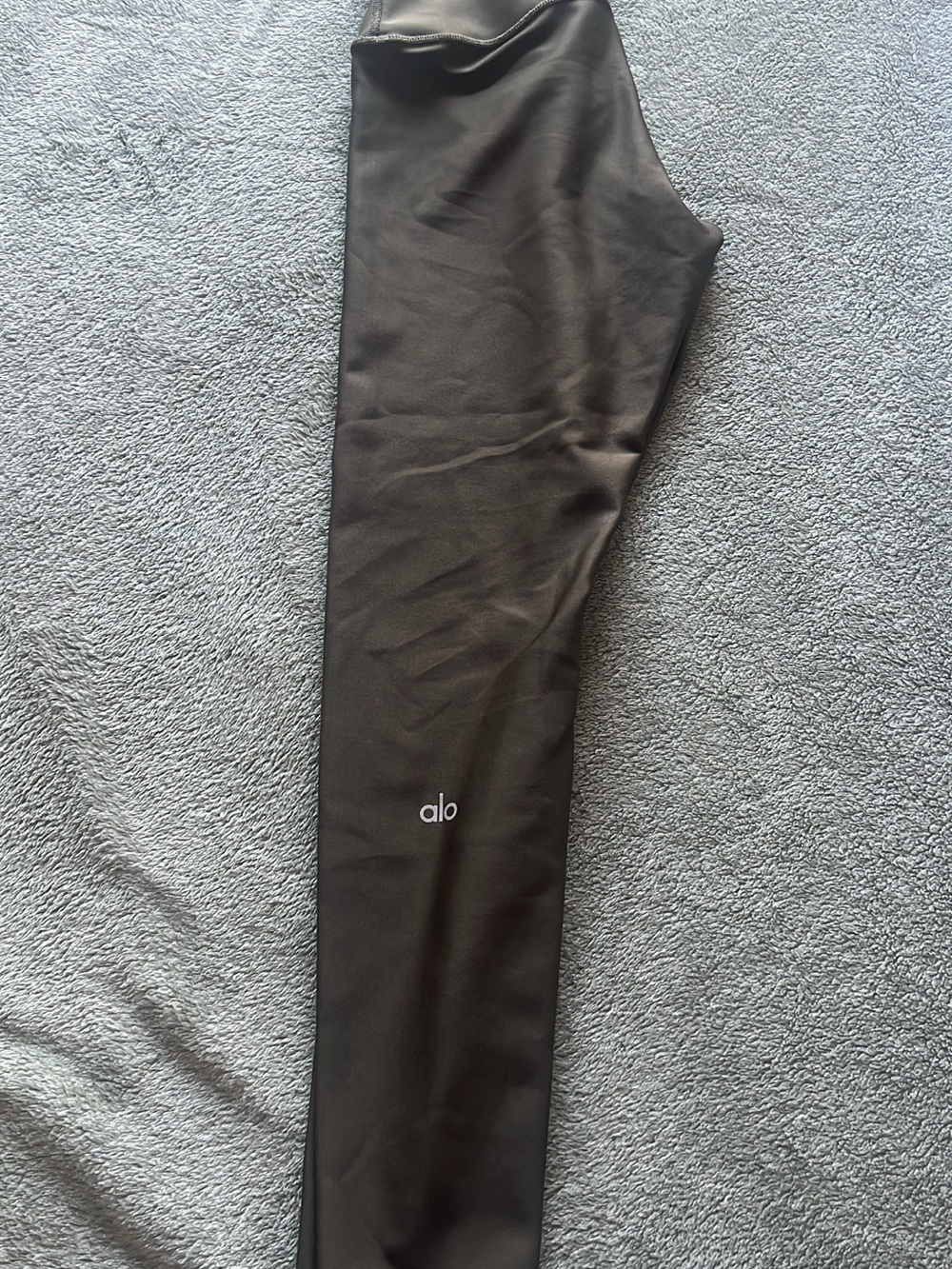 ALO Yoga Men's Dark Charcoal Jogger Leggings - Picture 2 of 2